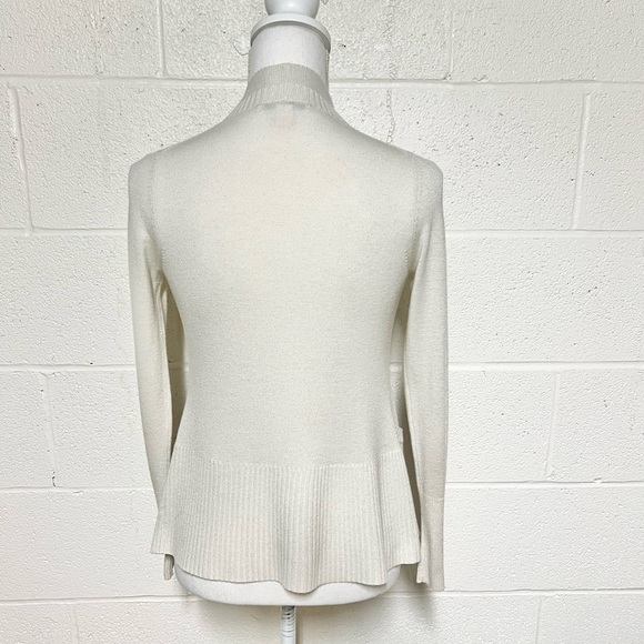 Banana Republic Wool Blend Cream Open Cardigan w/Pockets Size XS - Picture 5 of 9